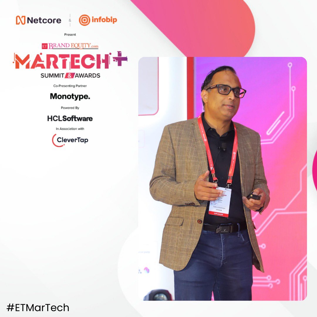 ETBrandEquity's tweet photo. The #ETMarTech Summit features Subra Krishnan, CEO, @LemniskCo , in a compelling Lead Talk on how Customer Data Platforms (CDPs) are powering the future of marketing.🚀

🔗 Know More - https://t.co/PZoD8H6hiW 

#ETMarTech #MarTechSummit #MarketingInnovation #DigitalTransformation https://t.co/MkR0YJUiQZ
