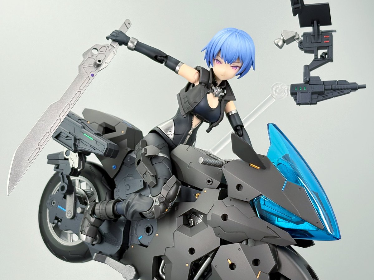 ライディラ&ブーストブレイブバイク 完成しました。AC6の肩武器