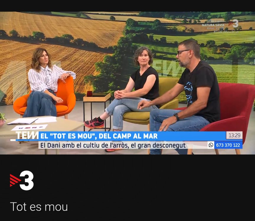 A partir d'avui un nou col.laborador al #totesmou de #tv3 per informar i defensar el #deltadelebre i el cultiu de l'arròs, així com la #pagesia. 

Endavant <a href="/daniforcadell/">Dani Forcadell</a>!! En moltes ganes de veure el teu primer vídeo!! 💪😍😘