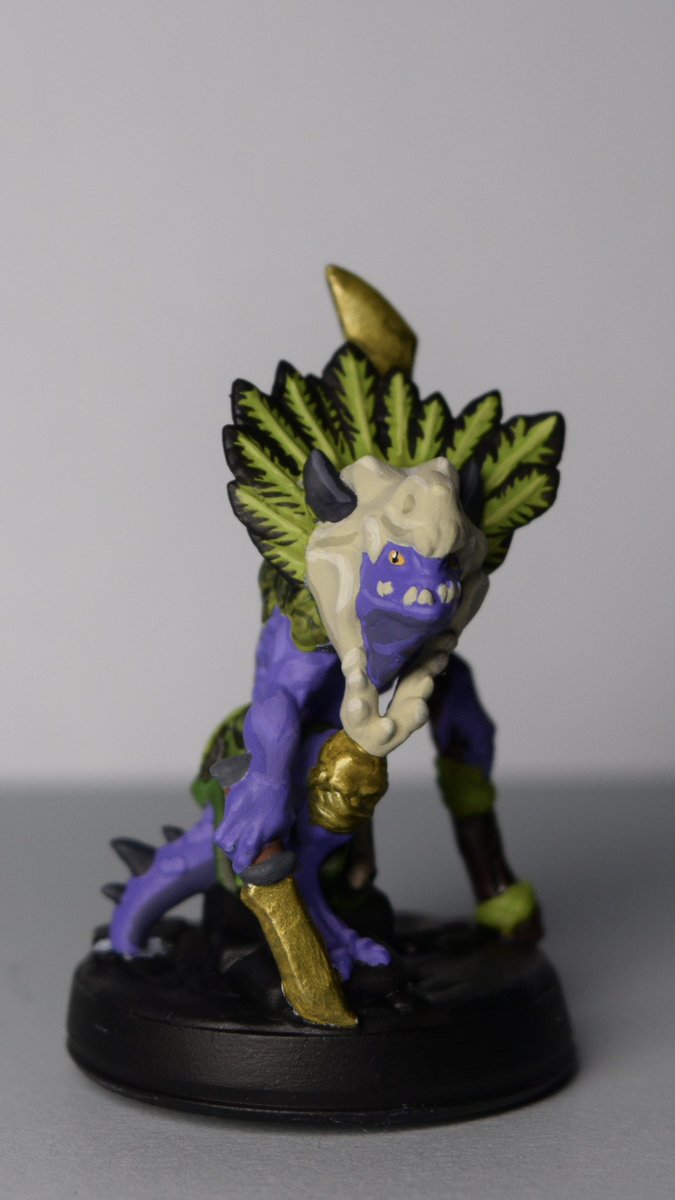 shrugggow's tweet photo. kolbold shaman mini! My DM is gonna love this guy 🤩 https://t.co/NiV7115Vm9