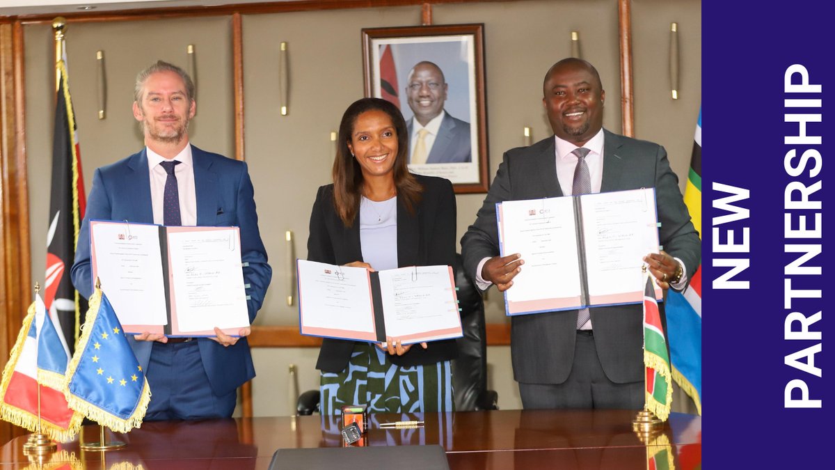🤝#Kenya | With <a href="/EnergyMinK/">Ministry of Energy and Petroleum | Kenya</a>, we are combining French and Kenyan expertise to accelerate geothermal energy development in East Africa!
The method: Sharing 🇰🇪 expertise in energy production and 🇫🇷 expertise in direct applications of geothermal heat: bit.ly/3I3qMXk