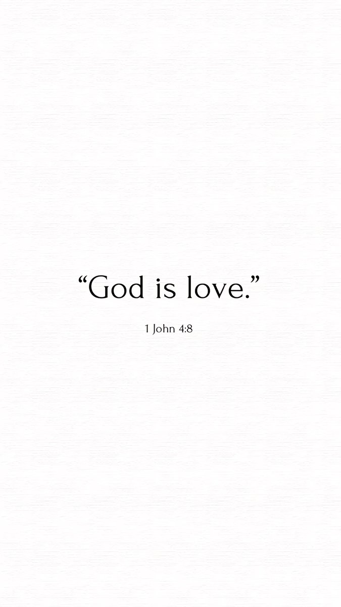 God is love.