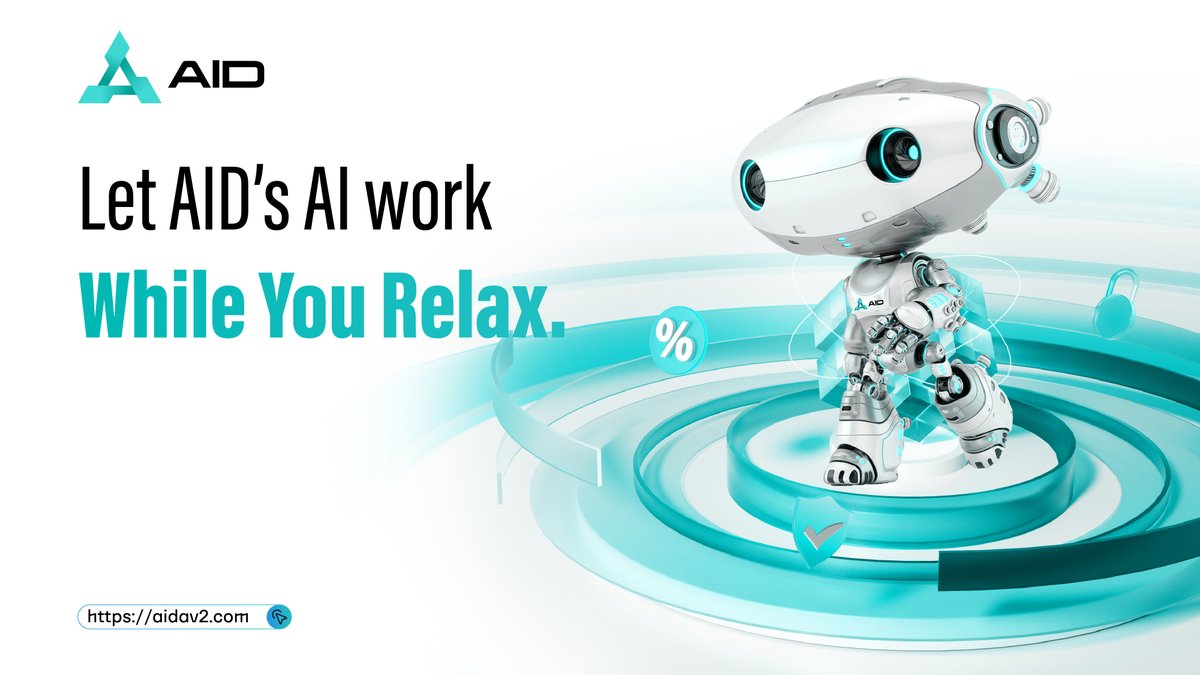 AIDAv2_official's tweet image. 🛋️ Sit back, relax, and let AID’s AI do the work!
🤖 Smarter decisions, 📈 higher returns, and zero hassle.
🔗 aidav2.com

#DeFi #AI #SmartInvesting #AID