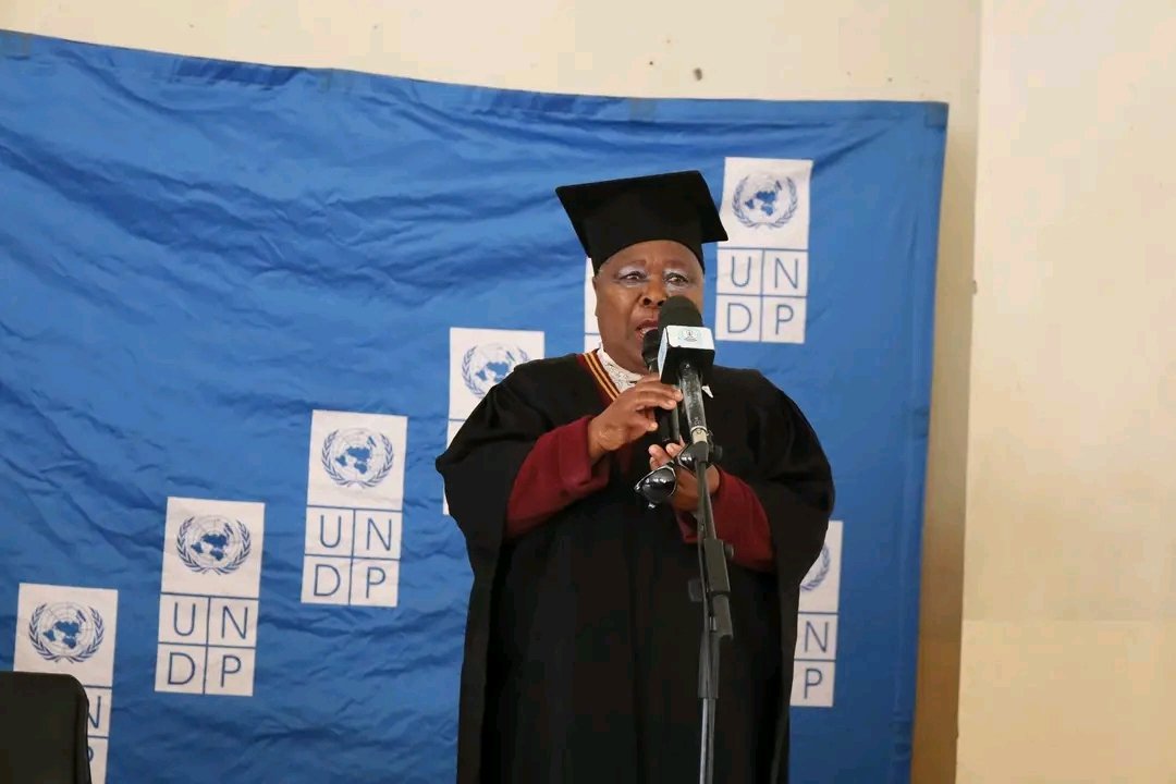 Advancing Digital Inclusion in Lesotho!
Hon. Nthati Moorosi (MICSTI), Hon. Prof. Ntoi Rapapa (MoET), and UNDP RR Dr. <a href="/JacquiyOlweya/">Jacqueline Olweya</a>  toured Community Digital Skills Centres in