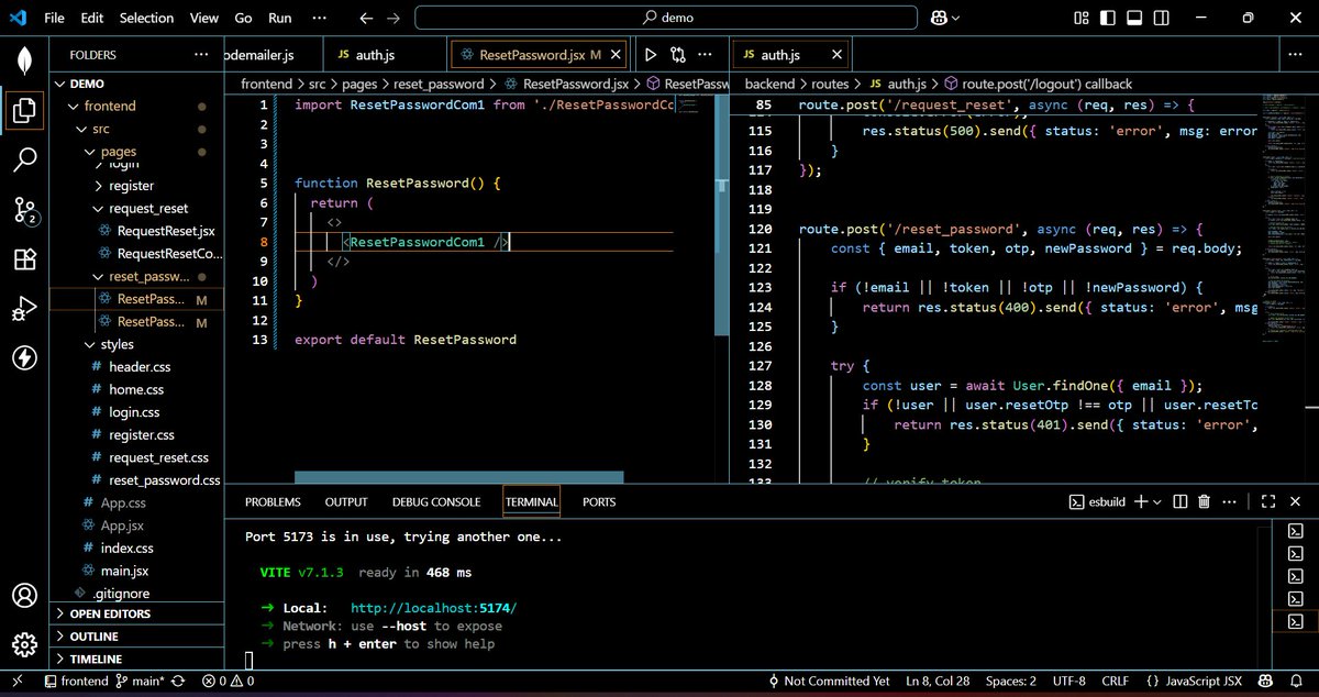 ToriScripts's tweet image. I never understood when some fullstack devs said they prefer to work on frontend and backend simultaneously but now I do. This is my first time tying endpoints to frontend and after writing them, i realized i had to go back and tweak the UI a bit. Which do y'all prefer tho?
