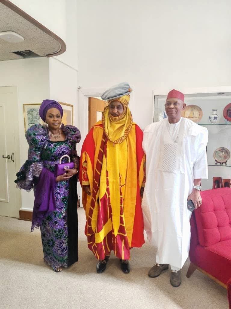 Governor Abba K. Yusuf was in London to celebrate His Highness Khalifa Muhammadu Sanusi II CON PhD, Sarkin Kano, at his PhD graduation ceremony.

Congratulations, takawa✊