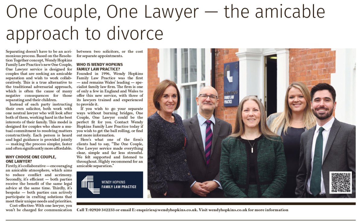 📰 We were featured in Saturday’s edition of The Guardian’s 'The Modern Family' publication, where we discussed our One Couple, One Lawyer service.

If you’d like to learn more about how this service could help you, please get in touch - we’d be happy to assist.