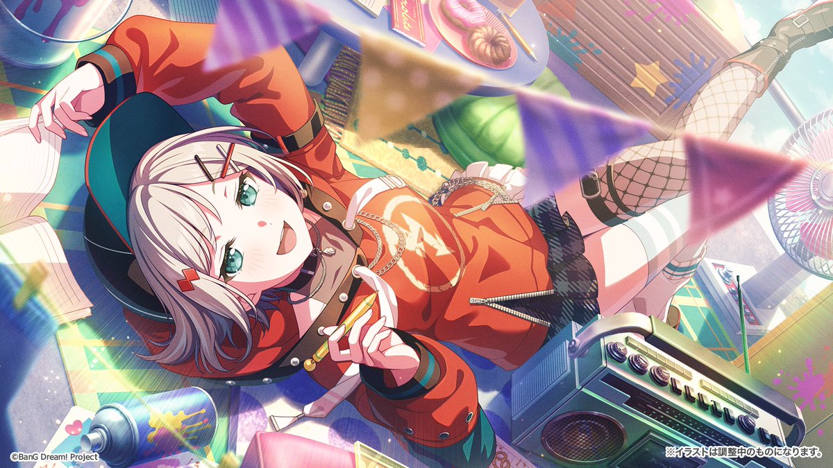 ガルパ　バンドリ　としまえん　プールコラボ　青葉モカ ガルパ バンドリ としまえん プールコラボ 青葉モカ