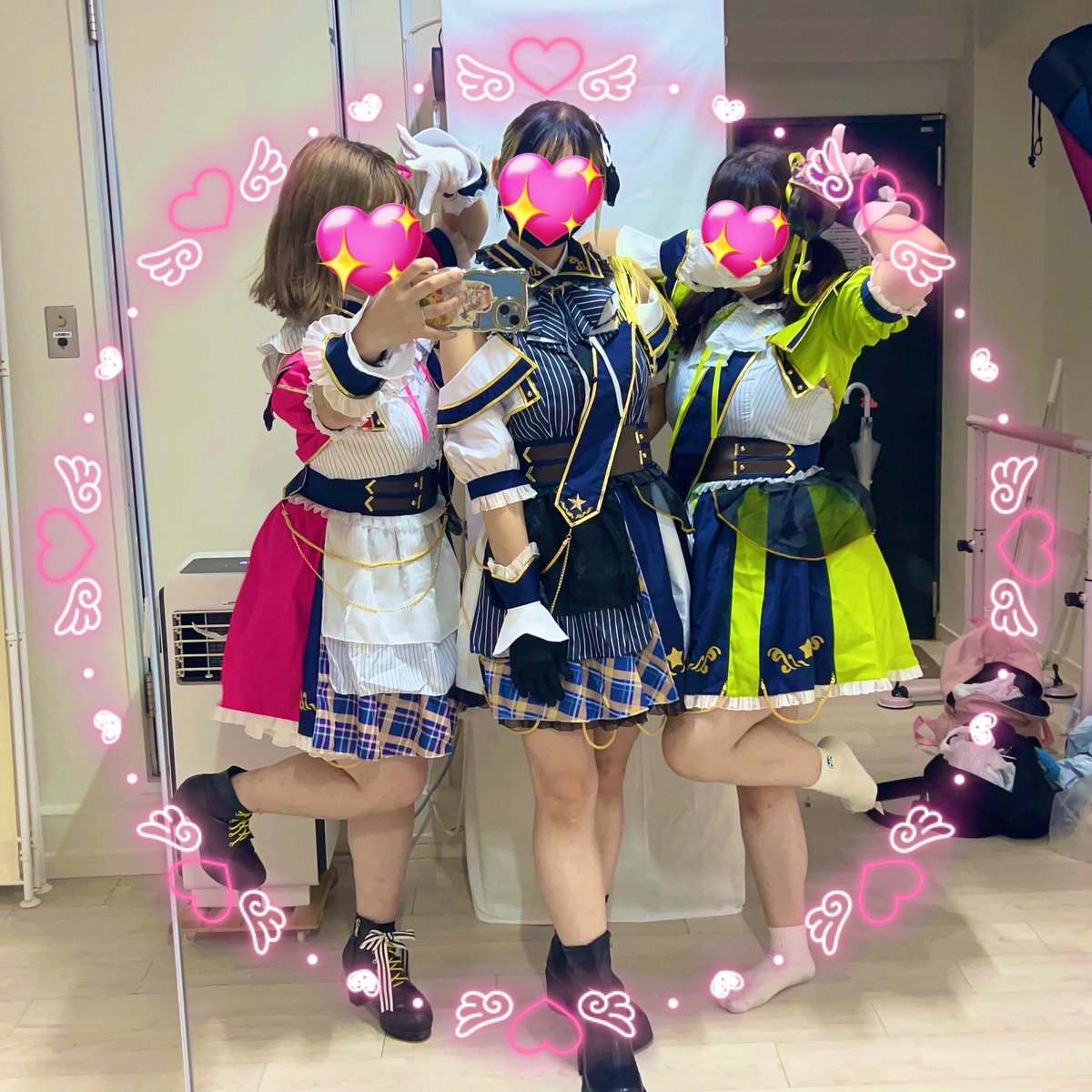 どれリハ〜〜〜❤️🤍💛
来週ステージ見に来てね🏹⭐️