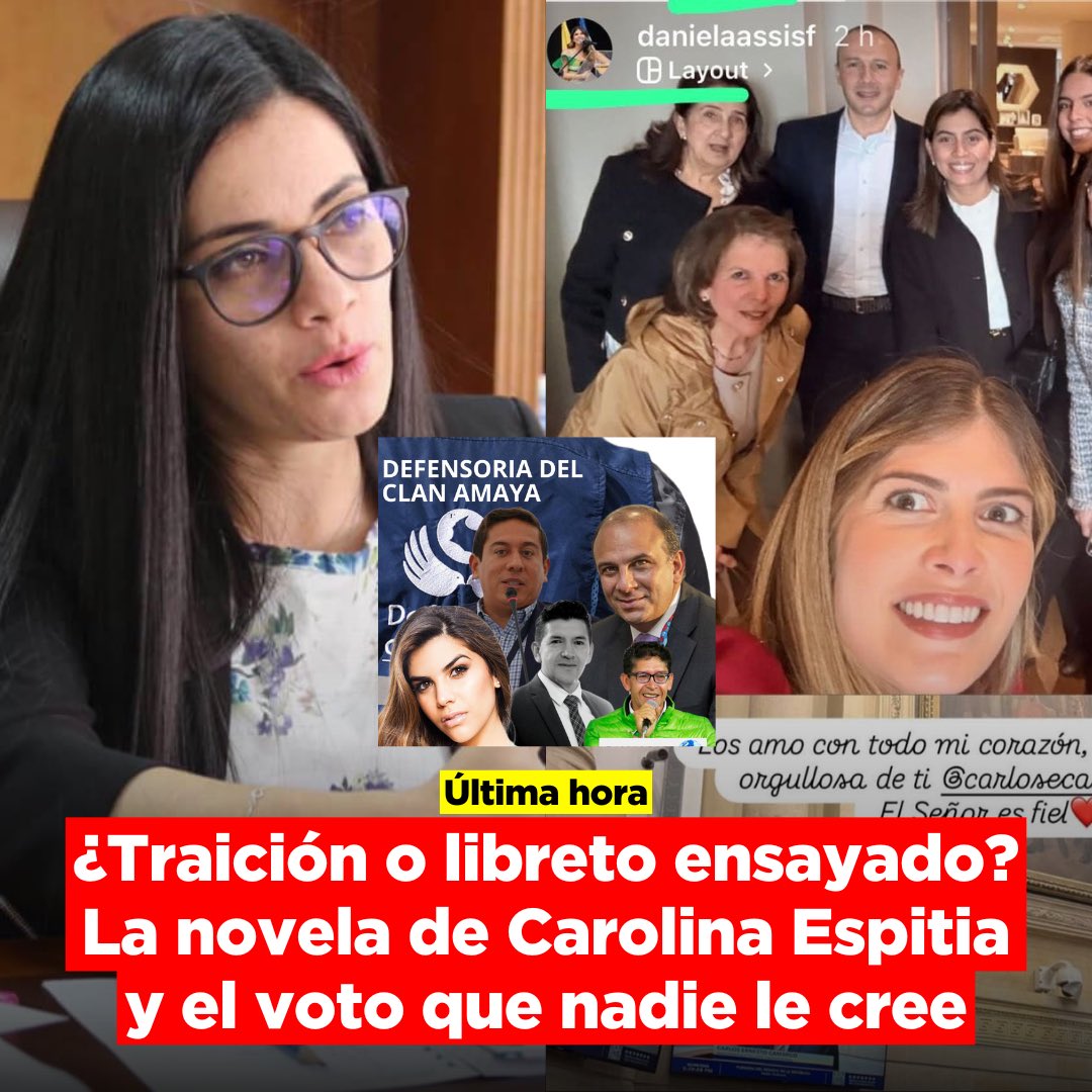 #UltimaHoraBoyacá 🔴 En política todo es posible. La senadora Carolina Espitia, fiel al estilo de los verdes boyacenses, salió con un comunicado solemne asegurando que su voto para elegir al nuevo magistrado de la Corte Constitucional fue para María Patricia Balanta.