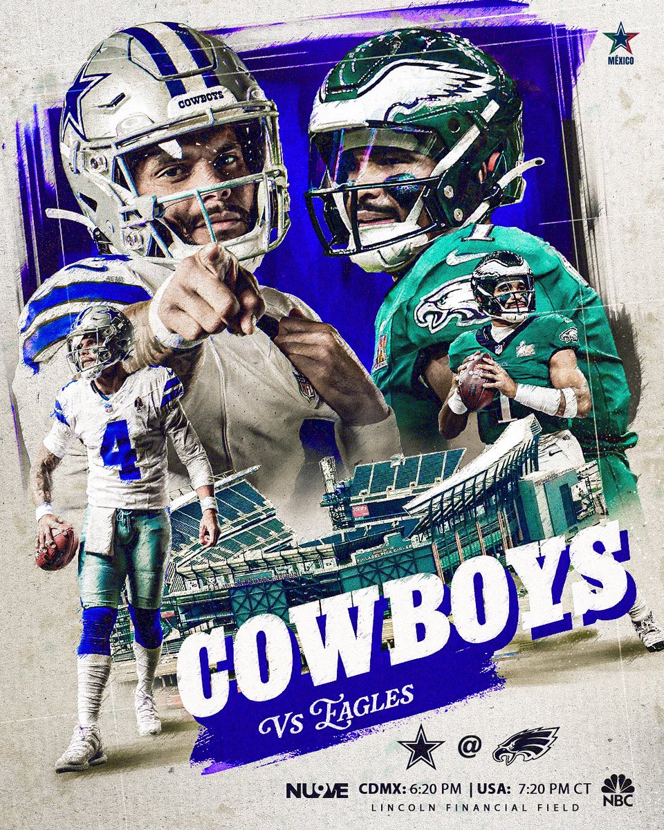 ¡LLEGÓ EL DÍA! 🏈😤 #DALvsPHI