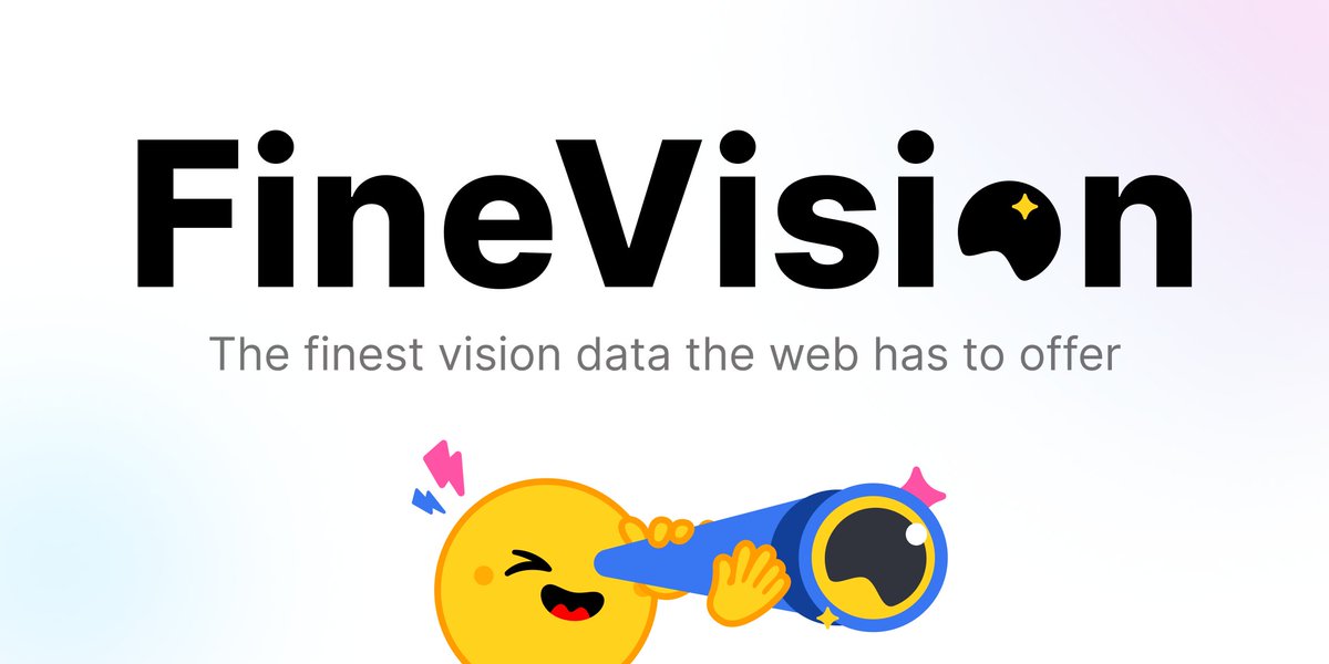 lusxvr's tweet image. Today, we are releasing FineVision, a huge open-source dataset for training state-of-the-art Vision-Language Models:
> 17.3M images
> 24.3M samples
> 88.9M turns
> 9.5B answer tokens
Here are my favourite findings: