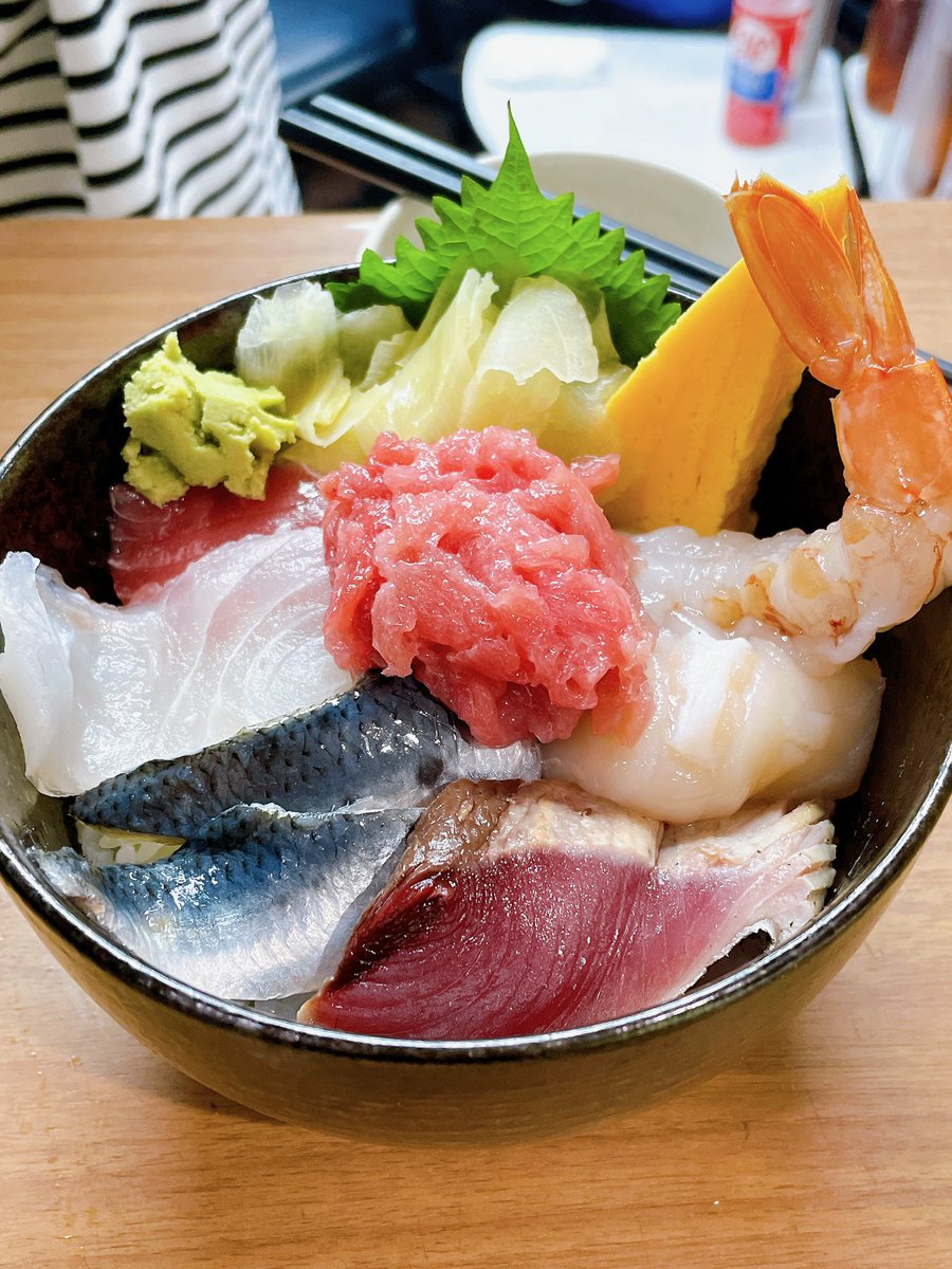 #今日の海鮮丼 🐟

カツオとても美味しく出来ましたー🥳