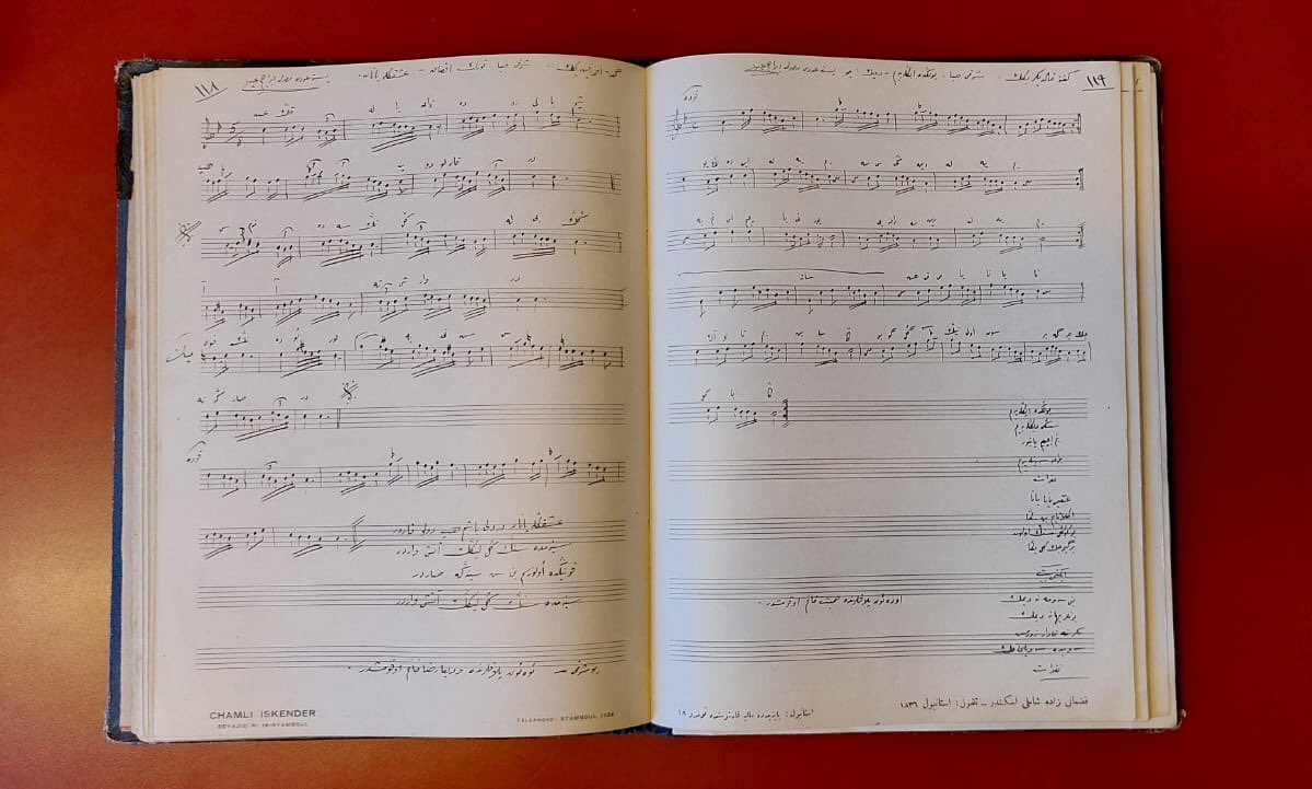 Udi Mısırlı İbrahim olarak bilinen Avram Hayat Levi ve “Sırma Saçlı Yarimin Can Bahşederken işvesi” bestesini ithaf ettiği eşi Feride’ye  yazılmış olan nota defterinin orijinalini müzemizde görmek için son bir hafta…