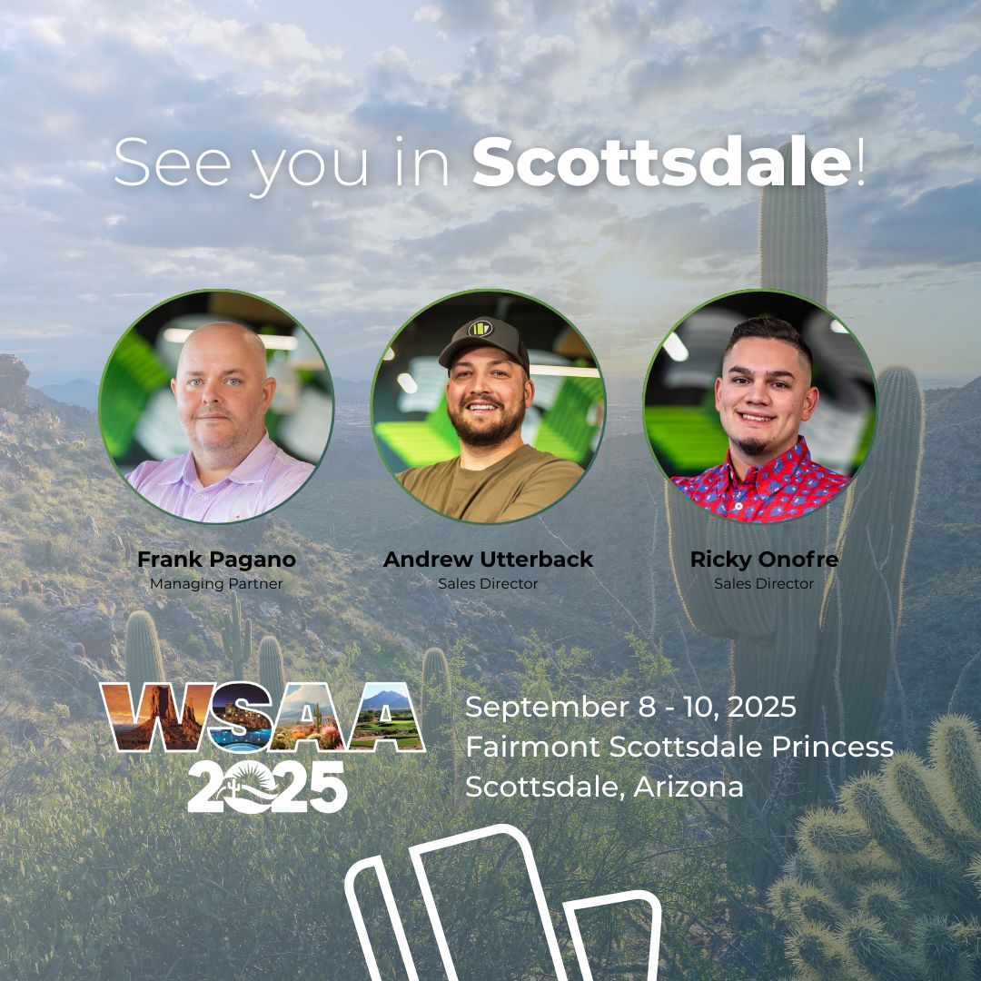 Scottsdale, we’re coming for you! 🌵 Our team will be at WSAA 2025 from September 8–10 at the Fairmont Scottsdale Princess. Catch Frank Pagano, Andrew Utterback, and Ricky Onofre representing VizyPay and ready to connect.