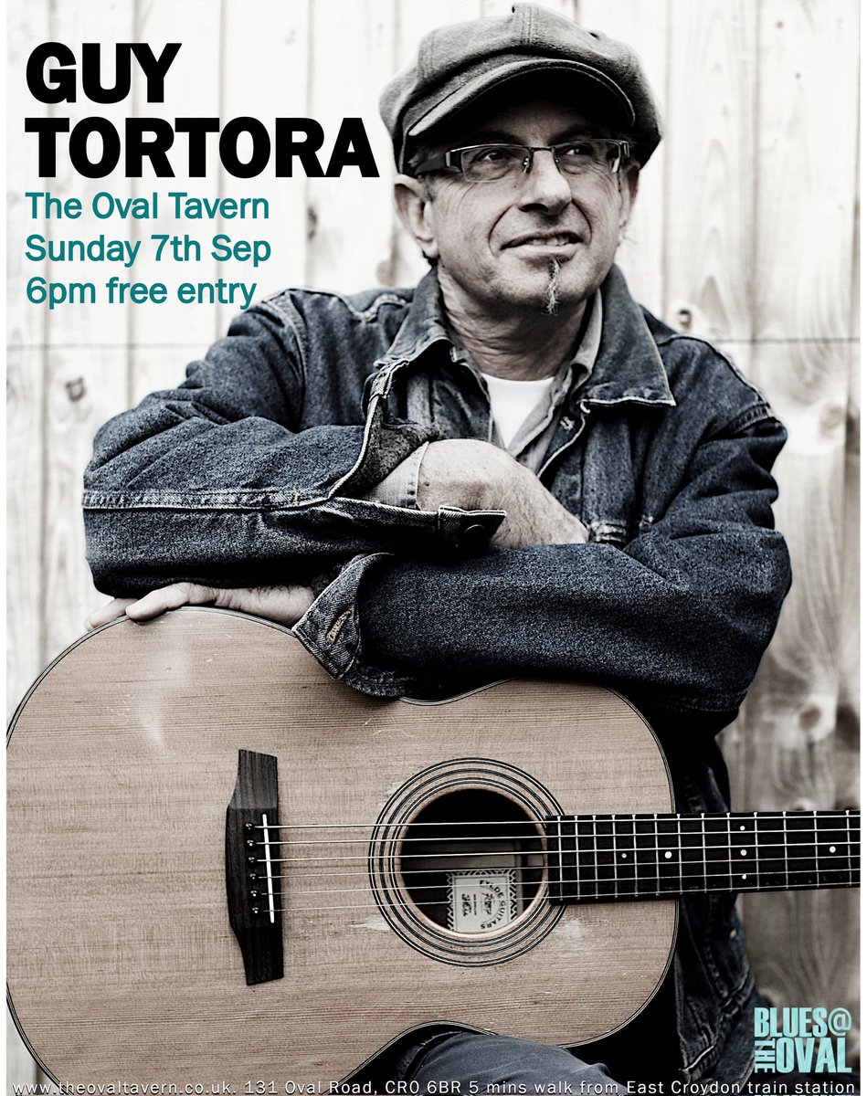 Two Blues gigs for you this wee. Sat 4pm a Wolfie Witcher Promotion. Sunday - Guy Tortora #croydon #bluesmusic