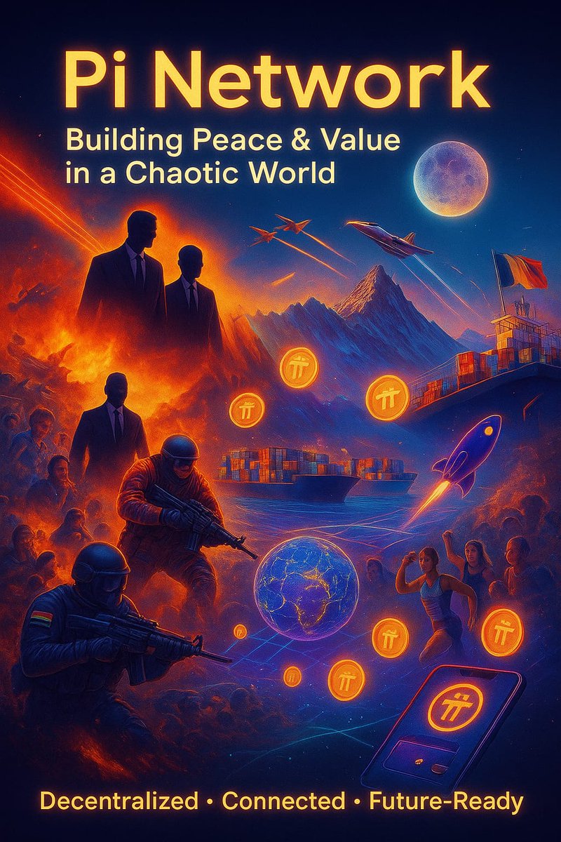 🌍✨ Pi Network: Building Peace &amp; Value in a Chaotic World 🚀📱🪙

In times of uncertainty, decentralization brings hope 💡
Connected • Future-Ready • Powered by the people 🔗

#PiNetwork #Crypto #Blockchain #FutureMoney #Decentralized #Connected #FutureReady #Peace #Innovation
