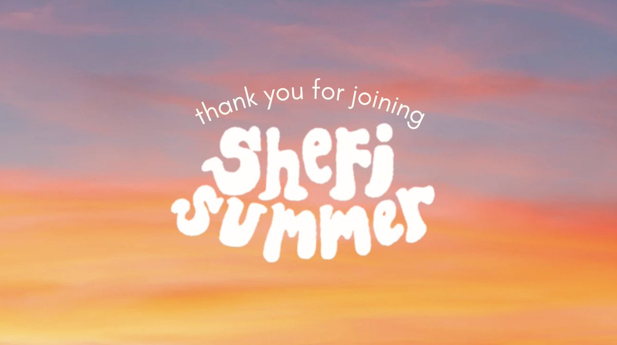 shefiorg's tweet image. a heartfelt gm for the last class of Season 14 🥺
so long, SheFi Summer.
we'll never forget you 🥹💫✨☀️🌼🏖️❤️