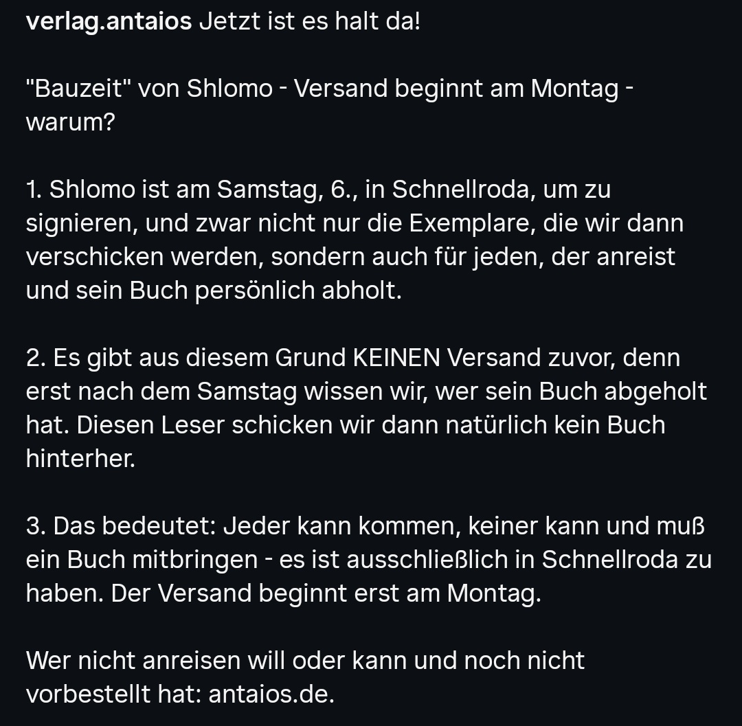 Koffer packen, es geht nach Schnellroda!