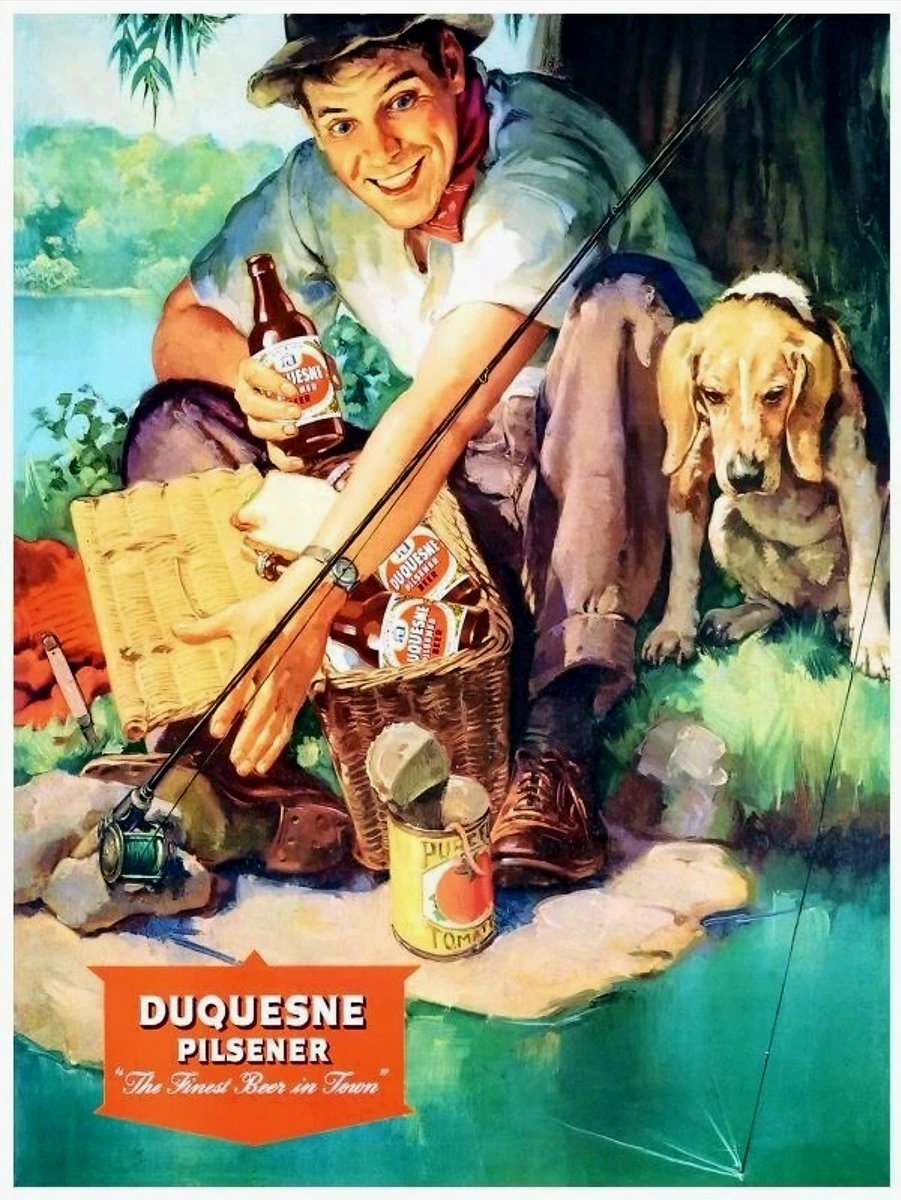 DuquesneBeer's tweet image. Gone Fishin' on this #ThrowbackThursday 

@DuquesneBeer - "An American Original since 1899"

#GrabADuke #GetDuked #DuquesnePilsener #Classic #TheBeerForTheAmericanWorker #HaveADuke #Beer #Viral  #TheFinestBeerInTown #Iconic #Lifestyle #Cheers  #AnAmericanOriginalSince1899