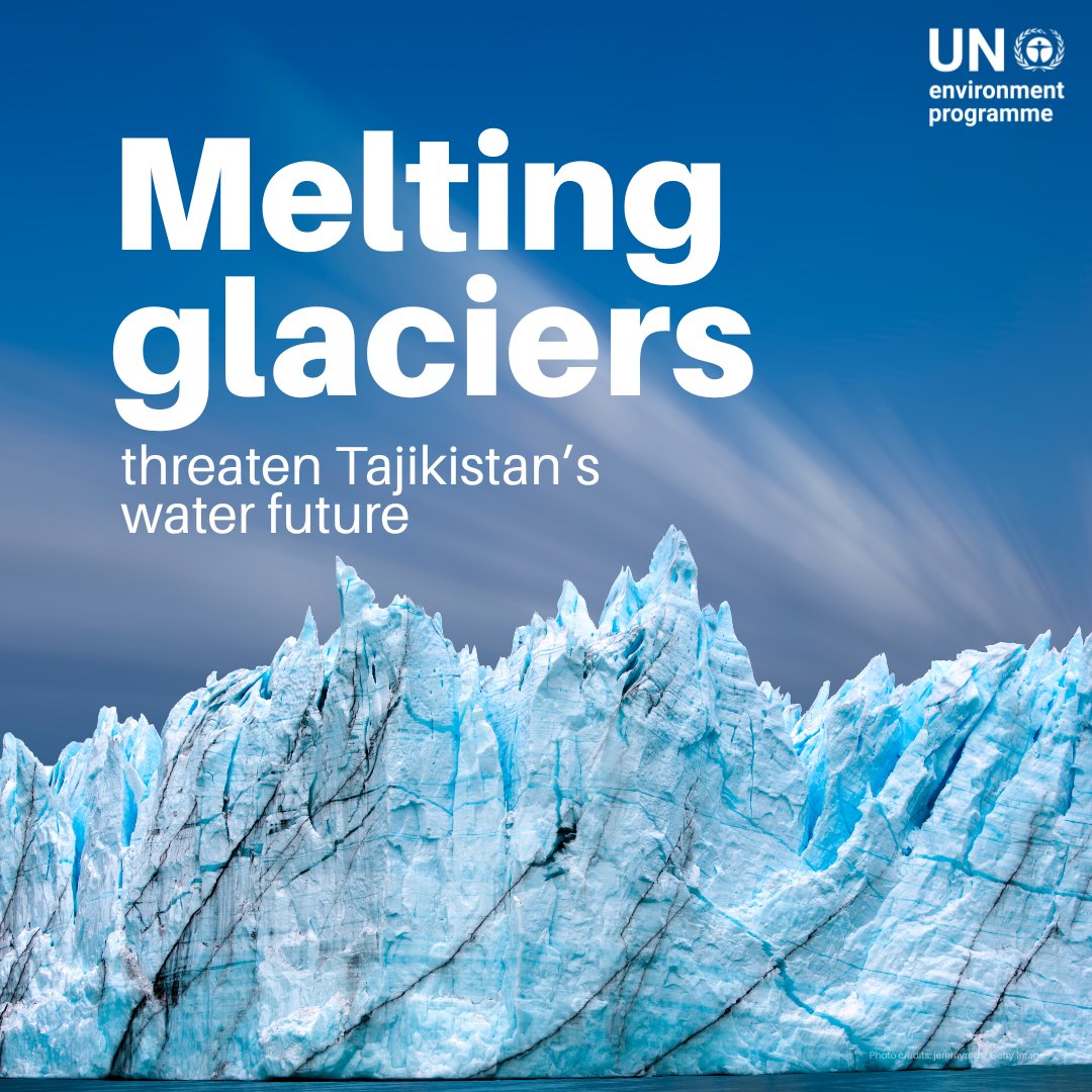 A new UNEP Atlas report reveals that Tajikistan's temperatures are rising twice as fast as the global average. This increase is driving glaciers to melt more quickly and increasing pressure on water resources

Find out more: unep.org/news-and-stori…