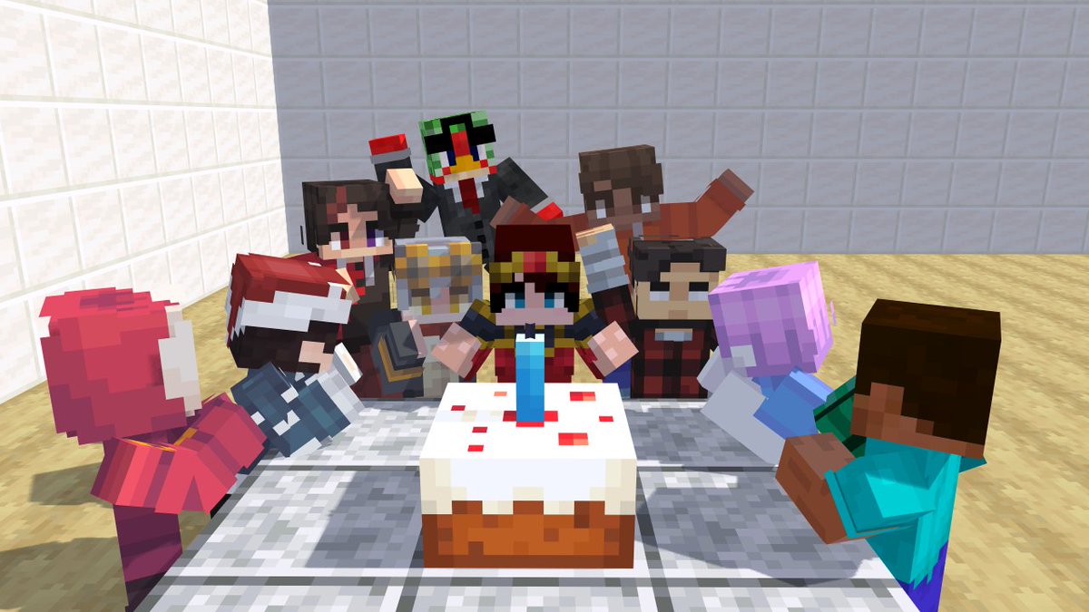 He hecho un render dedicado a mi cumpleaños y tiene dos versiones, la primera imagen está dedicada a mis mejores amigos que siempre estuvieron por las buenas y por las malas, y en la segunda imagen está dedicada a mis amigos que hice en <a href="/cmlcreators/">CML (Comunidad de Minecraft Latam)</a> ^^