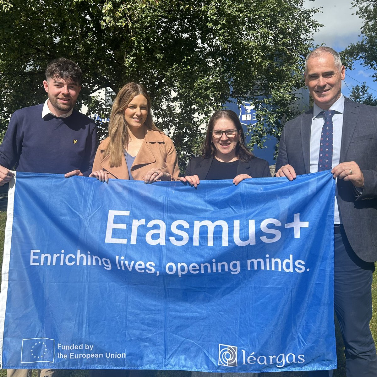 ErrigalCollege's tweet photo. Erasmus+ funding secured ✅ 

We are delighted to have received significant funding to participate in the Erasmus+ programme for 2025 - 2026 🤩

We have been granted funding for both staff and student mobilities 🥳

More details to follow in the coming weeks 🙌

#WeAreDonegalETB https://t.co/nnK2JIDrwY