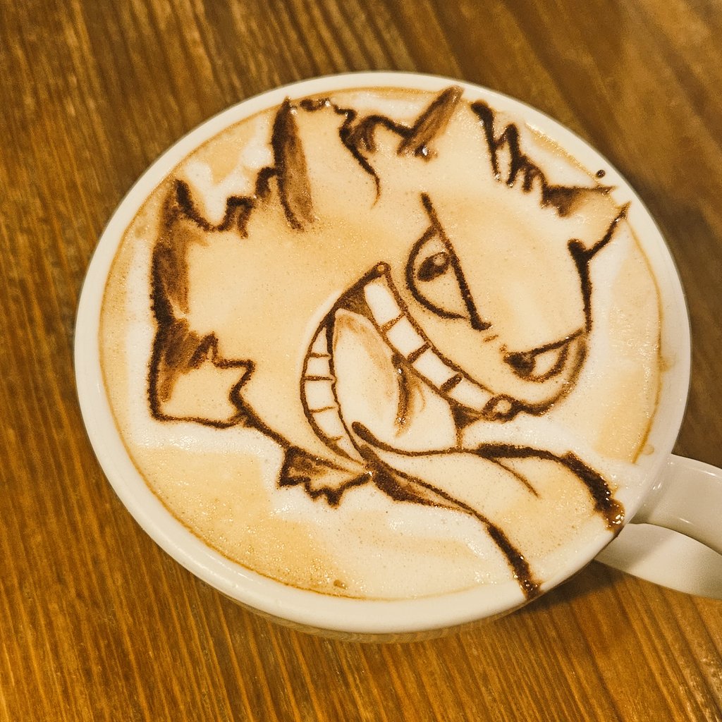 本日の暇カプチーノ、『ゲンガーの日』。
#ゲンガーの日 #pokemon_LA