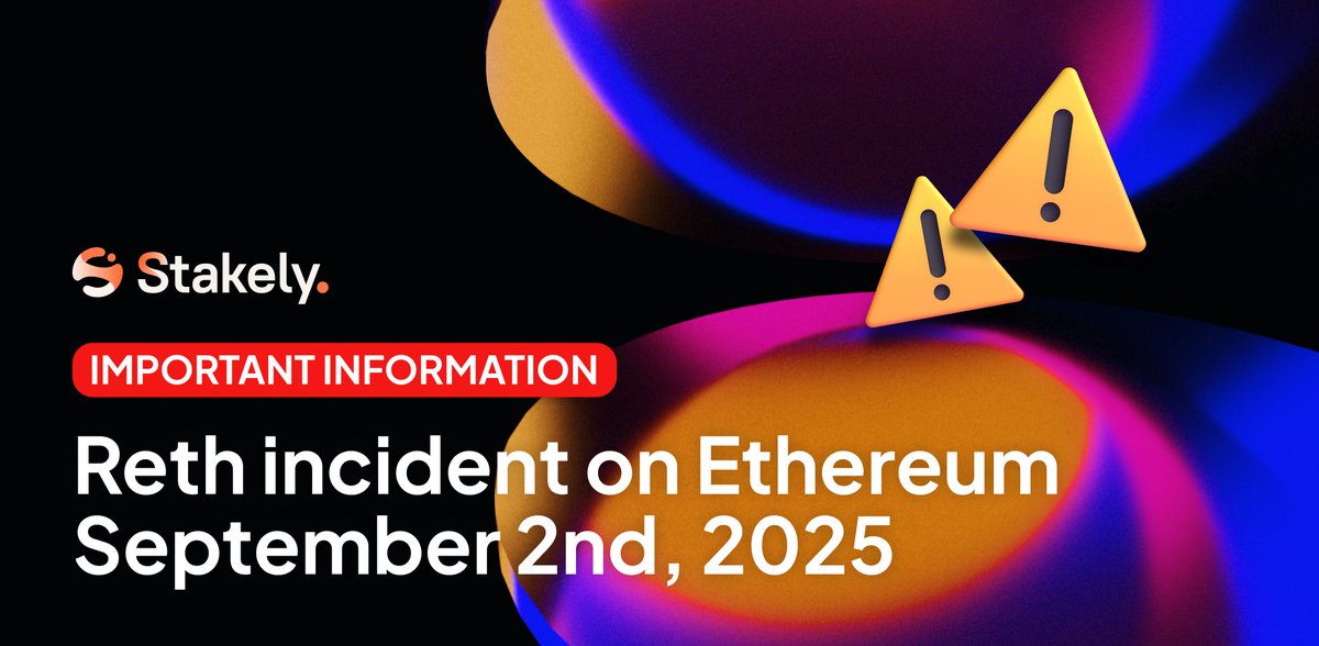 Reth Incident on Ethereum September 2nd, 2025