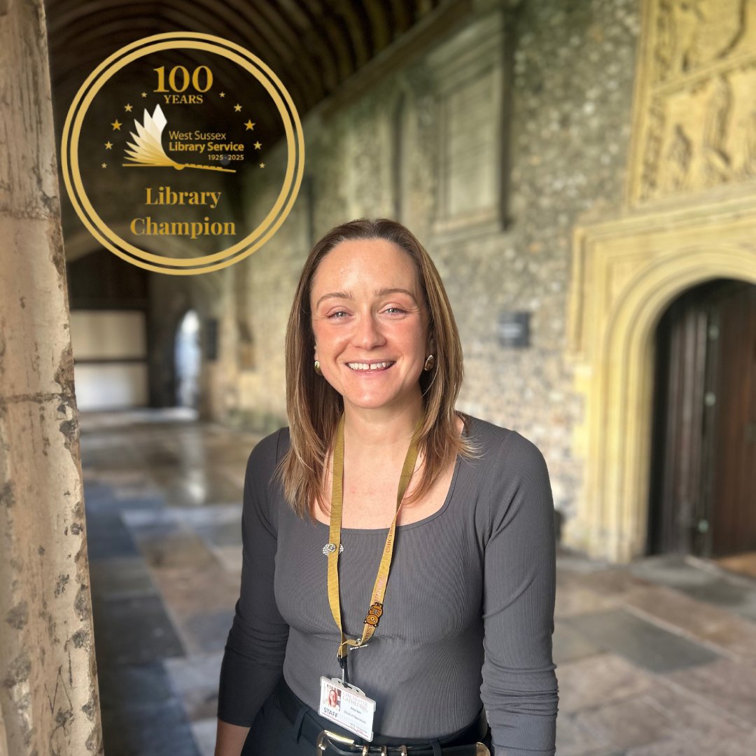 WSCCLibraries's tweet image. ⭐Amy is Chief Operating Officer of Chichester Cathedral. She is a passionate champion of libraries in all of their forms and the Cathedral is an exceptional partner to West Sussex Library Service. We are also delighted to be sharing a significant year of anniversaries.🎉🥳