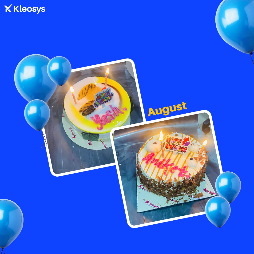 kleosys_global's tweet image. The month may be ending, but the celebrations are just beginning! 🎊

Honoring our incredible teammates born this month – thank you for being a part of our journey. 💖🎂

.
.
.

#Kleosys #birthdaycelebration #office #MonthEndSpecial