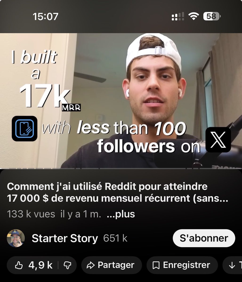 Ben100__'s tweet photo. j’ai fais quelque post sur reddit qui ont fais +50k vues, ça drag un nombre de user fou et en terme de seo ça rank bien ! (chui nul en seo) voilà la vidéo qui m’a pas mal servie https://t.co/48PFPgz5a2