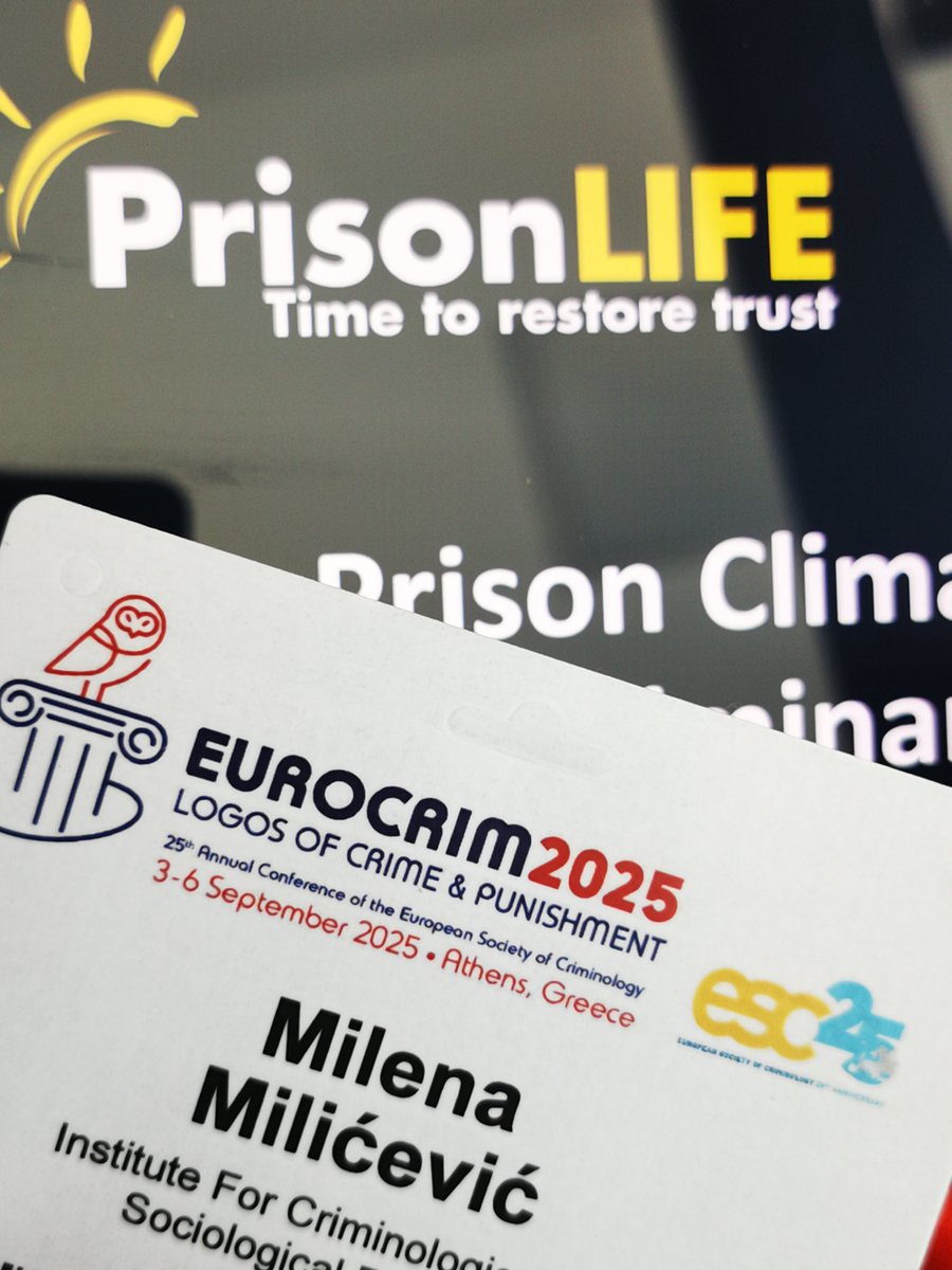 Exciting talks and great atmosphere at the European Society of Criminology Annual Conference in #Athens 🇬🇷Grateful to be a recipient of the #Eurocrim2026 Fellowship! 🙏✨ #Eurocrim #criminology <a href="/esc_eurocrim/">European Society of Criminology</a>