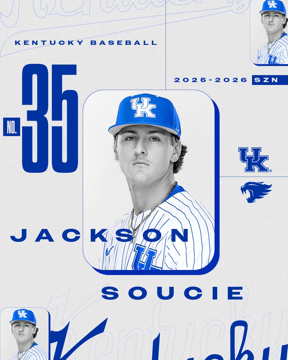 UKBaseball's tweet photo. 2026 Newcomer Number Reveal - Part V

3⃣5⃣ @JacksonSoucie34 
3⃣7⃣ @JayceTharnish 
3⃣8⃣ @MullanRyan 
4⃣1⃣ @Max_boies 

#WeAreUK https://t.co/aHhgLzurY9
