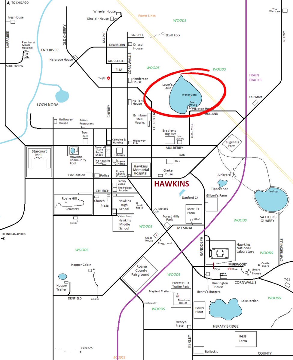 I REPEAT LOVER'S LAKE IS LOCATED IN WEST HAWKINS🚨🚨🚨