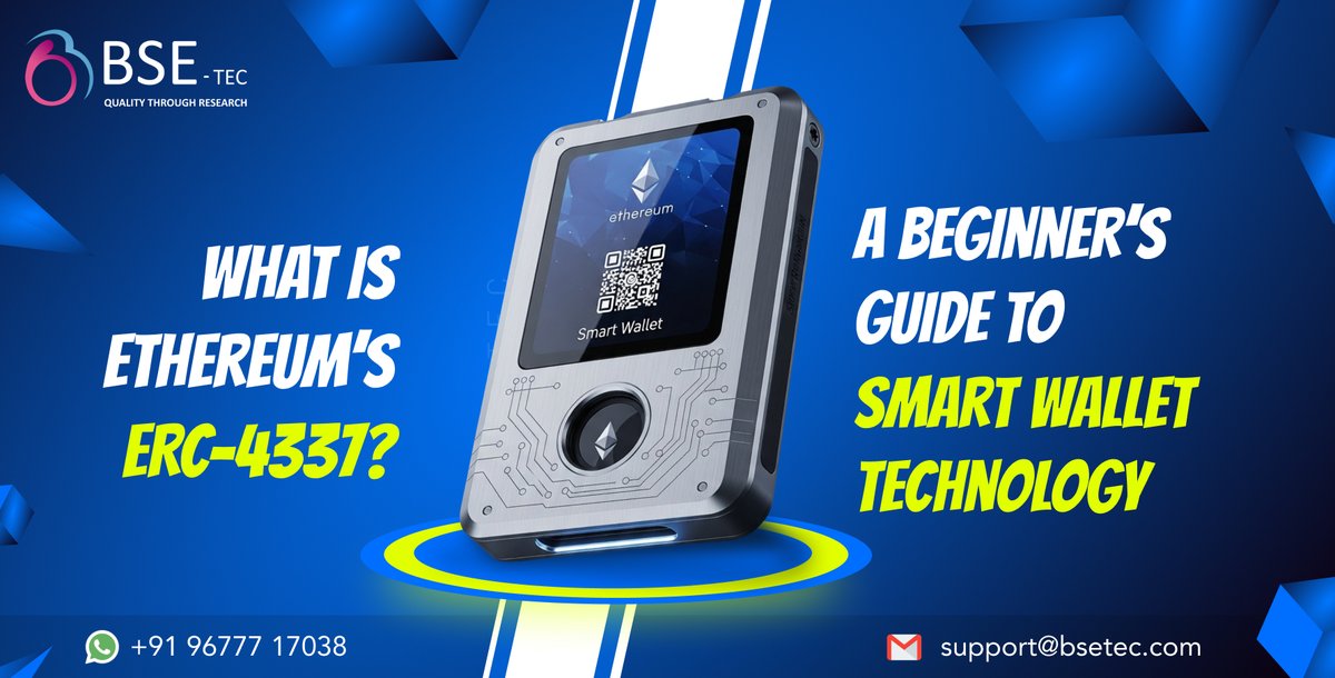 bsetec.com/blog/learn-how…
Unlock the power of Ethereum's ERC-4337 and dive into the next-gen smart wallet tech! #Ethereum #ERC4337 #CryptoRevolution
#Ethereum #ERC4337 #SmartWallets #Blockchain #Web3 #Crypto