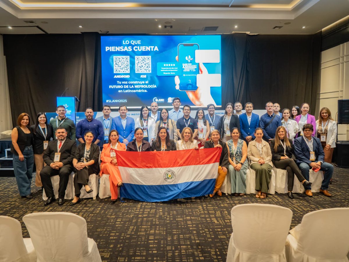 Histórico para la medicina paraguaya 🇵🇾

La Dra. Carolina Vázquez, docente de la FCM-UNA y su Hospital de Clínicas, fue electa como la primera mujer presidenta de la Sociedad Latinoamericana de Nefrología e Hipertensión (SLANH) desde su fundación en 1971.

tr.ee/gnd_FApLre