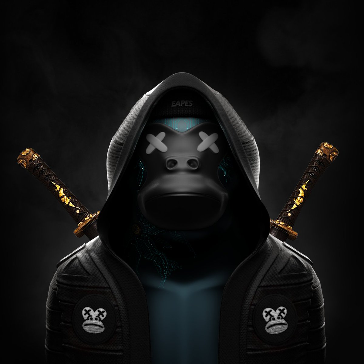 ✨EAPES Prestige Spotlight✨

EAPES on Solana
Featured: Samurai Jacket | Clothes
Ultra rare → 35 / 3,333 (1.05%)

Listed on Magic Eden: only 2
Floor: 4.302 $SOL

💎Collector’s Insight💎
A symbol of honor, mastery, and prestige.
One of the crown jewels of the EAPES collection.
A