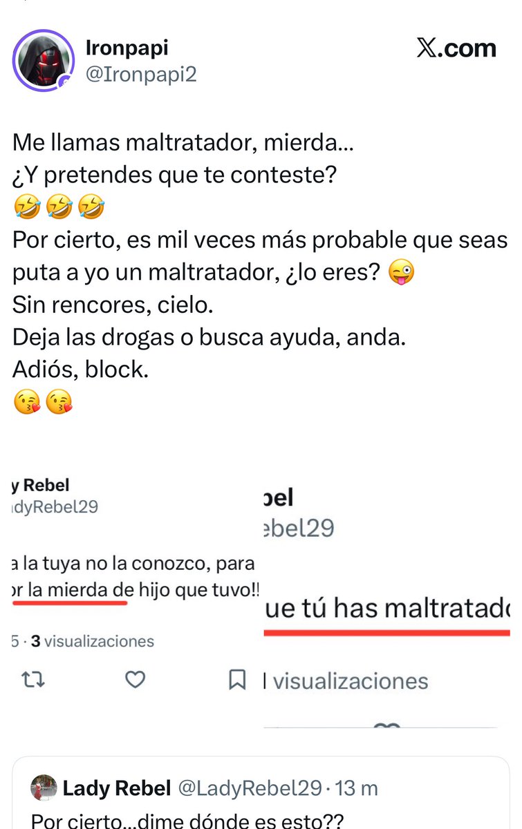 LadyRebel29's tweet photo. Cuando te bloquean y no puedes contestar…

Definición: Sarcasmo?

Lady1/Ironpapi0 https://t.co/rhTkKRRNo5