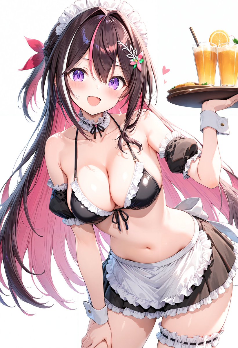 shoestring_art's tweet image. メイドビキニでサービス中なあずきち🥰

#ホロライブ
#hololive