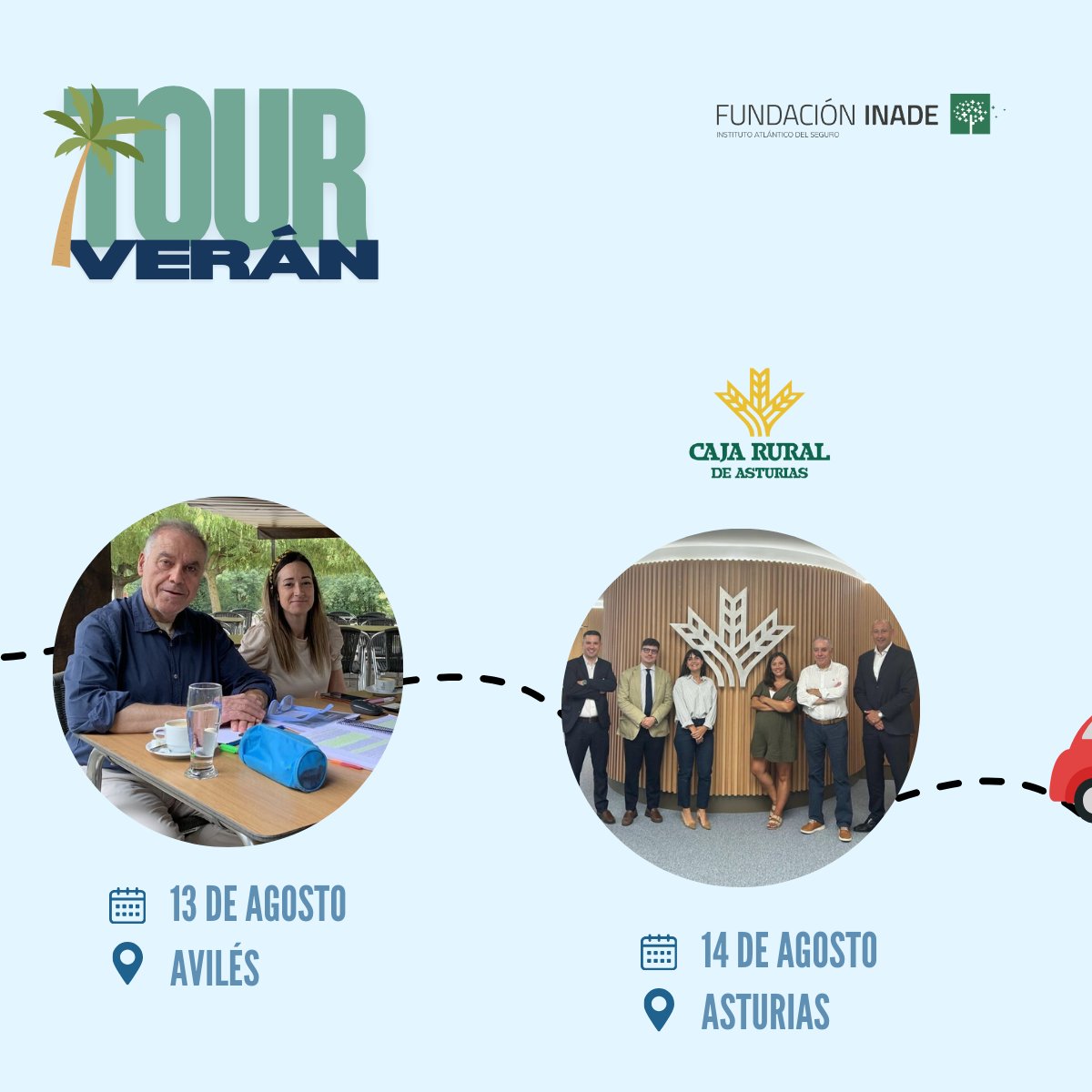 FundacionInade's tweet photo. 💬 El #TOURVERAN ha servido como punto de encuentro y reflexión sobre la nueva ley, acercando sus implicaciones a profesionales de toda Galicia y Asturias. https://t.co/UqpdhQAYET