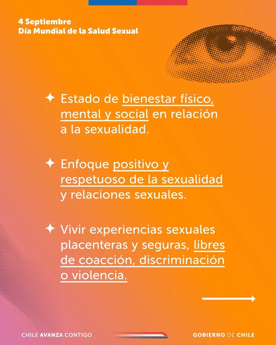 💚 Hoy conmemoramos el Día Mundial de la Salud Sexual

✨Porque la salud sexual es parte del bienestar: físico, mental y social, implica vivir la sexualidad con respeto, placer y seguridad, libres de violencia, discriminación y coacción.
