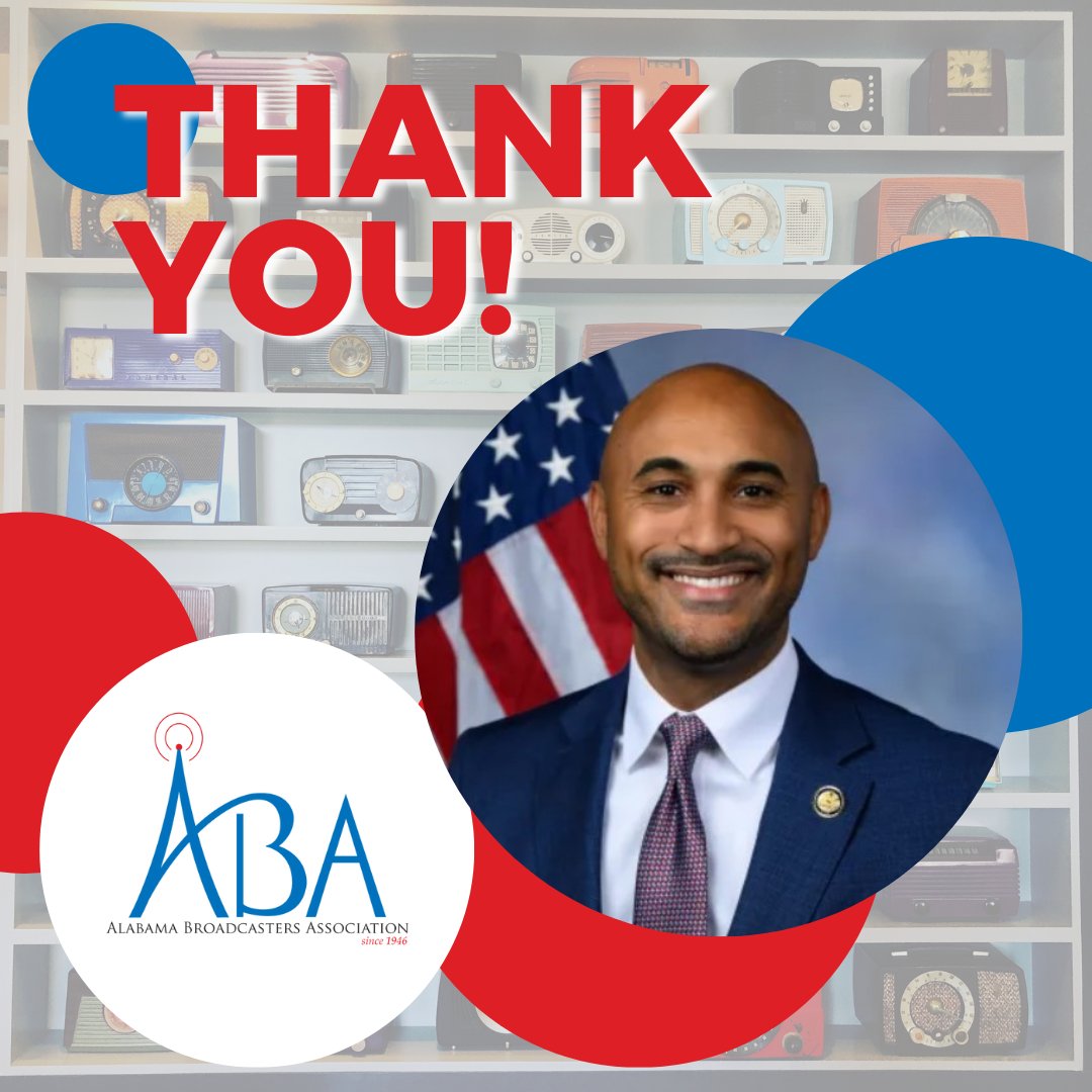 ALBroadcasters's tweet photo. Alabama's AM radio members are very grateful for @repscfigures' co-sponsorship of the AM Radio For Every Vehicle Act which solidifies our ability to provide critical emergency alerts. THANK YOU, Congressman! #DependonAM https://t.co/JedDZN3lBT