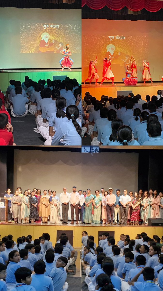 kathaksmita's tweet photo. Agni House lit up the Teachers’ Day assembly with a soulful dance performance dedicated to our gurus. 🌹 #RespectForTeachers https://t.co/d42yuELg4z