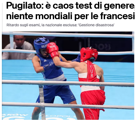 riktroiani's tweet image. La #Francia femminile è stata esclusa dai Mondiali di #boxe in programma in #Portogallo da oggi fino al 14 settembre. 

Non presentati in tempo i risultati dei test di genere richiesti dalla #WorldBoxing. 

ansa.it/sito/notizie/s…