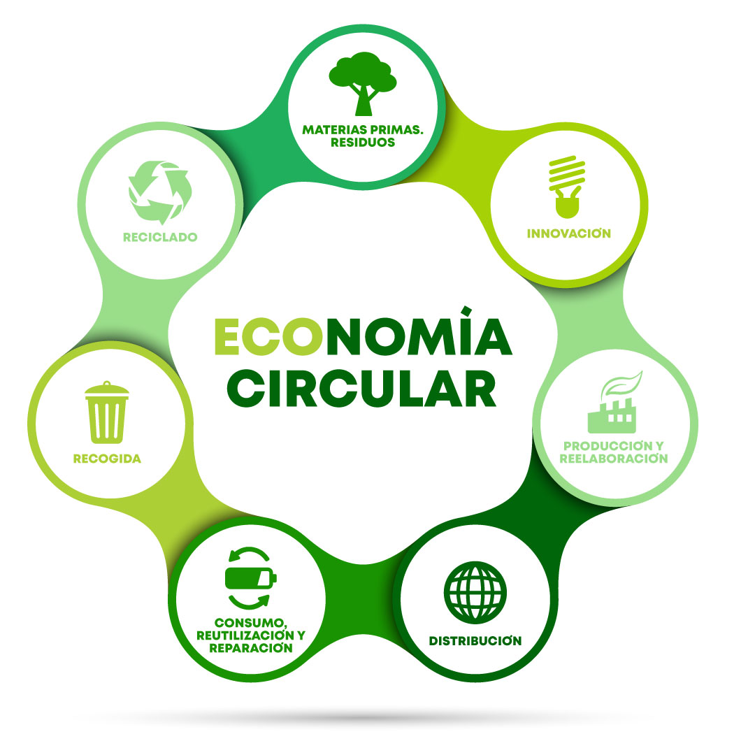La  economía circular busca transformar nuestro modelo actual de "tomar,  hacer y desechar" en uno más sostenible que fomente la reutilización, el  reciclaje y la reducción de los desechos. ¡Es hora de adoptar prácticas que beneficien al medio ambiente y a las comunidades!