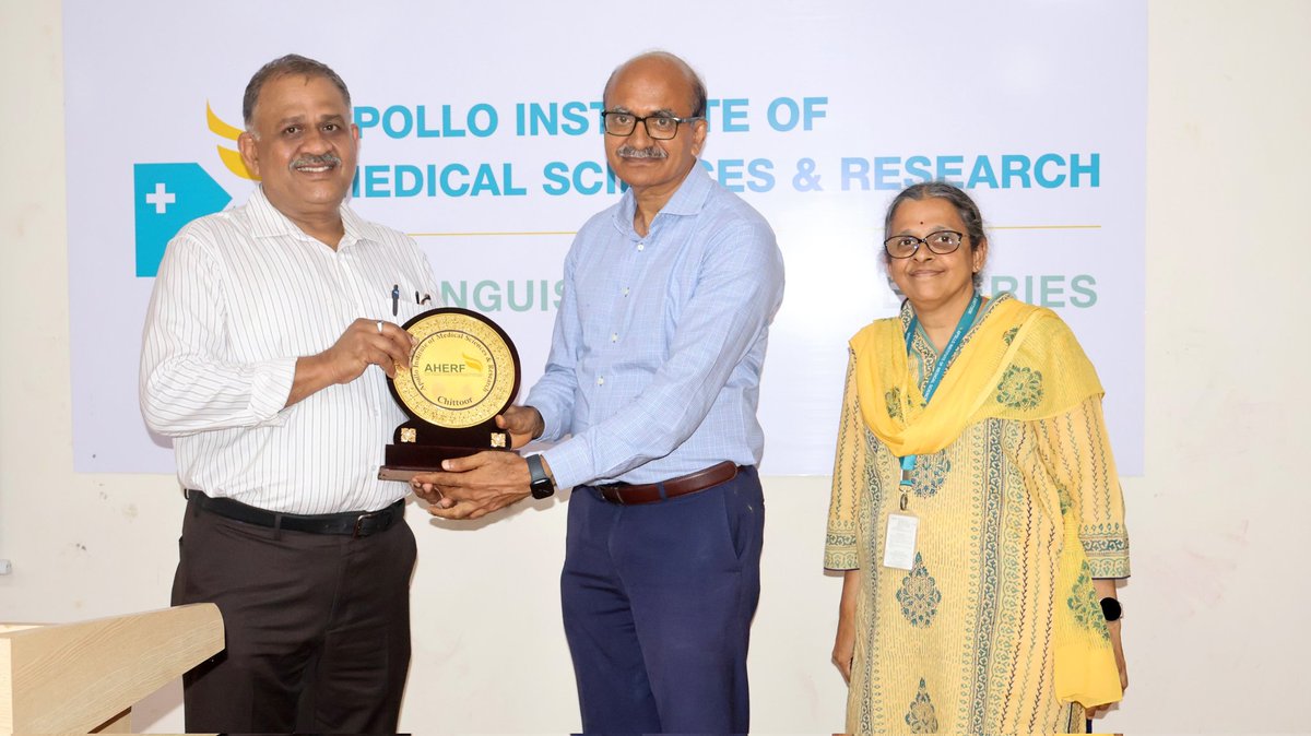 Honored to host Dr. Maniyur Raghavendra (Apollo Mysore) at AIMSR, Chittoor for a guest lecture on “Recent Advances in Urology” on Sept 4. Insightful session for Surgery, OBG &amp; Anaesthesia depts. Grateful for the enthusiastic participation! #MedicalEducation #Urology