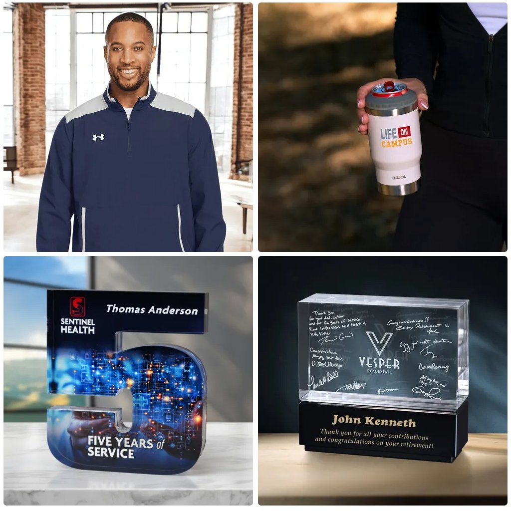 iPromo's tweet image. We have a wide selection of branded products designed to help your business to tell its story. amp.fyi/-/KpnCE8wd #pullovers #tumblers #awards #retirementgifts