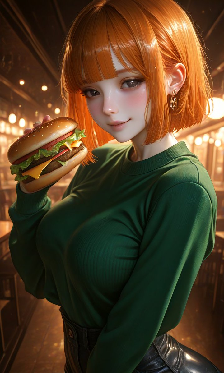 AIworksShiki's tweet photo. Yoru Mac (Mcdonald's Mom)
#AIイラスト︎ #Yorumac #McDonaldsJapan https://t.co/u4T2ksPvBv