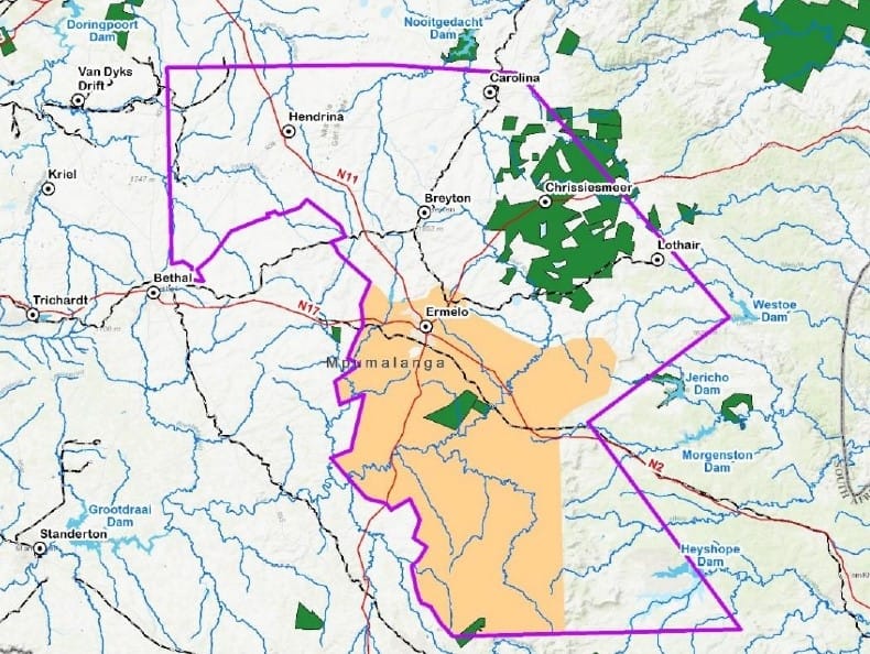 🚨 This is the approved site for oil &amp; gas exploration in Carolina under Exploration Right ER379.  
Rhino Oil &amp; Gas has the green light.  
We say: No drilling without dignity. No extraction without consultation.  

WaterJustice #ER379 #CarolinaResists